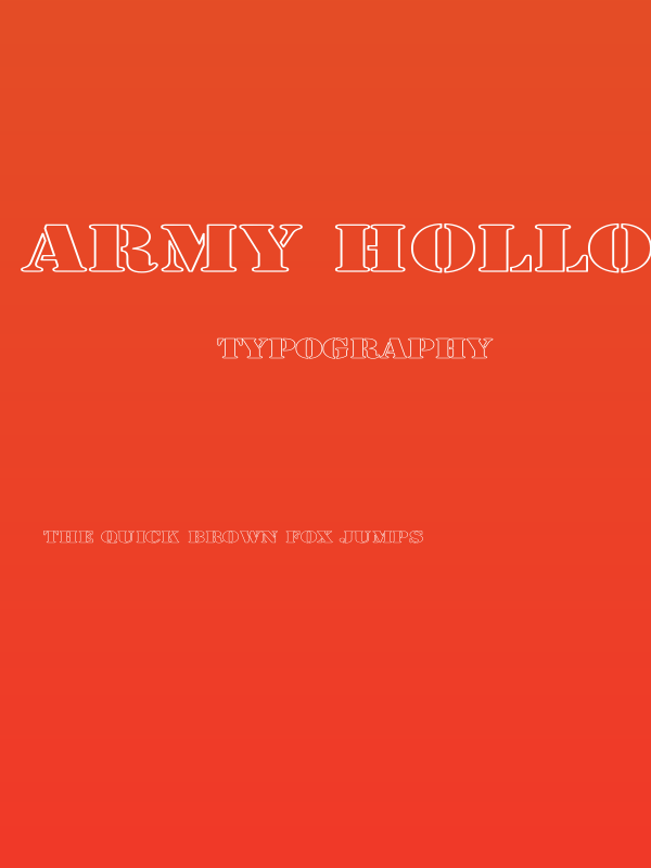 Army Hollow Expanded Poster