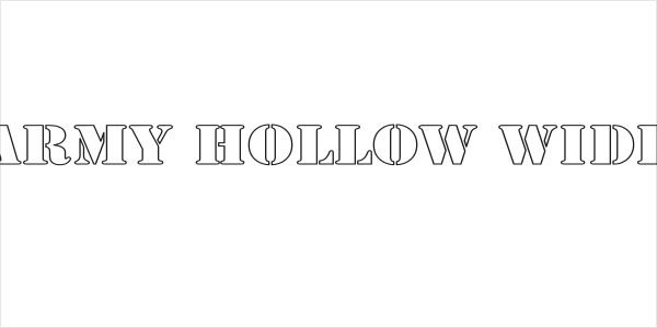 Army Hollow Wide Logo