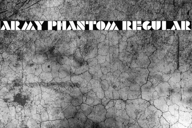 Army Phantom Regular Example 1