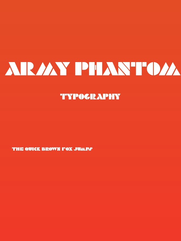 Army Phantom Regular Poster