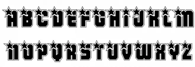 Army Rangers Academy Regular Font Litere mari