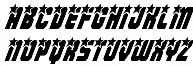 Army Rangers Condensed Italic Fonte MAIÚSCULAS