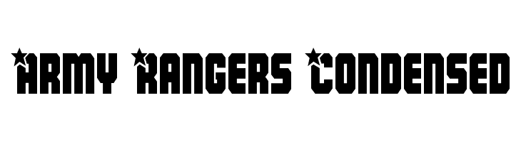 Army Rangers Condensed Font