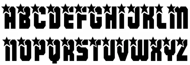 Army Rangers Condensed Font Litere mari
