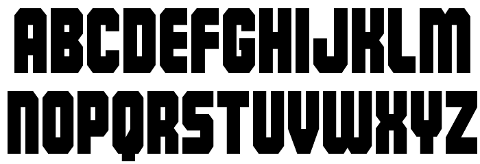 Army Rangers Condensed Font LOWERCASE