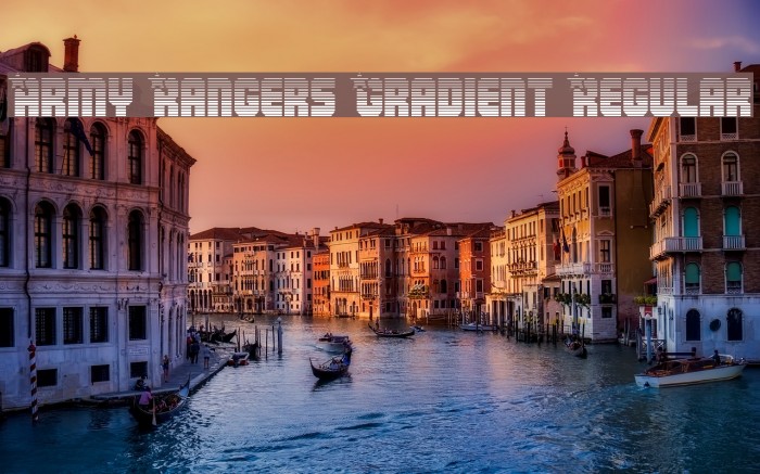 Army Rangers Gradient Regular Example 1