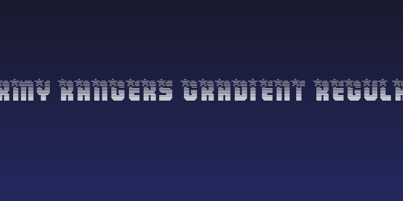 Army Rangers Gradient Regular Social Header