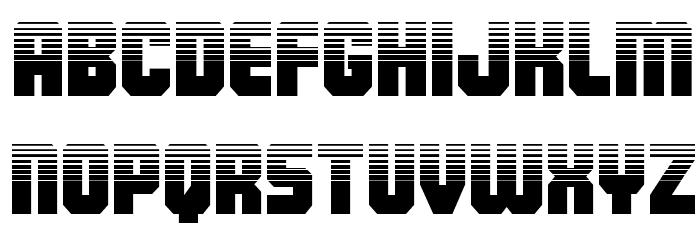 Army Rangers Half-Tone Regular Font LOWERCASE