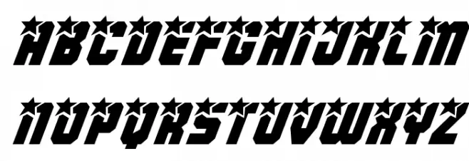 Army Rangers Italic Шрифта ВЕРХНИЙ