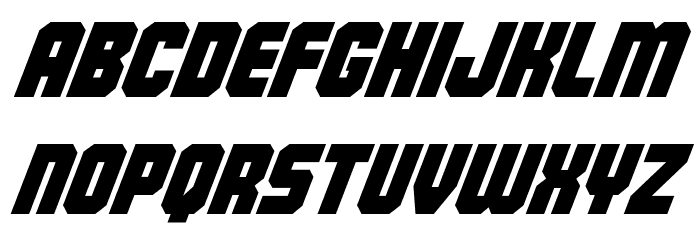 Army Rangers Italic Font LOWERCASE