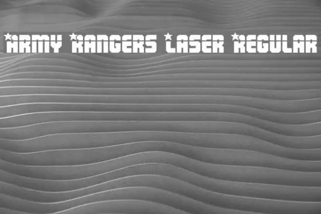 Army Rangers Laser Regular Example 3