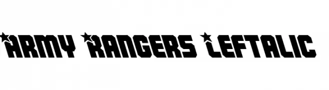 Army Rangers Leftalic  Fuentes Gratis Descargar