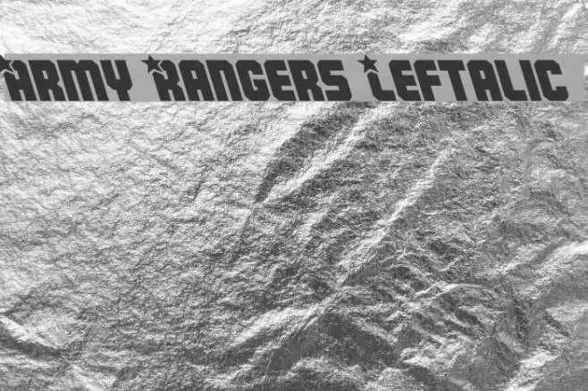 Army Rangers Leftalic Example 2