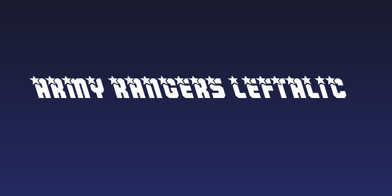 Army Rangers Leftalic Social Header