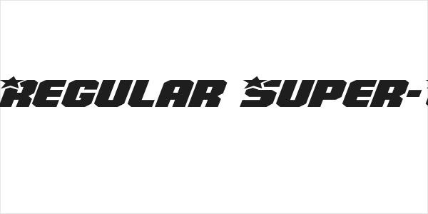 Army Rangers Regular Super-Expanded Italic Logo