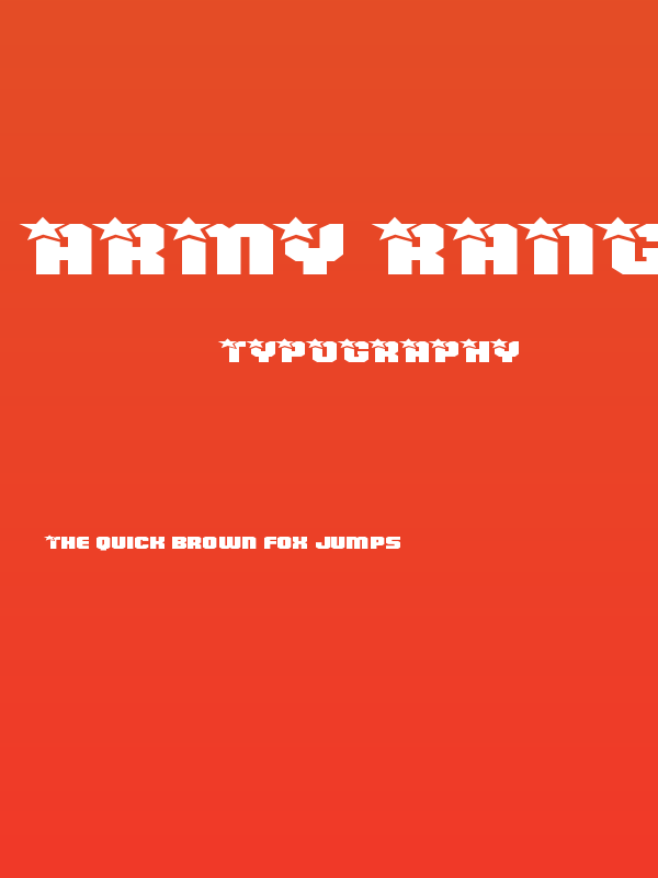 Army Rangers Regular Super-Expanded Poster