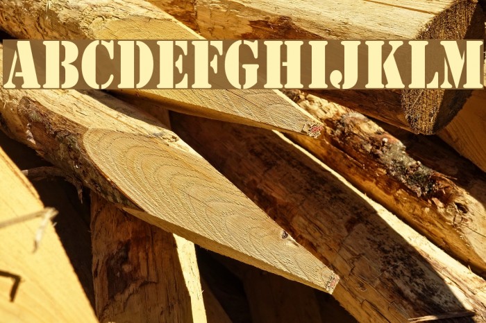 Army Thin Font examples