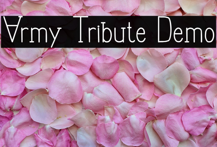 Army Tribute Demo Example 1