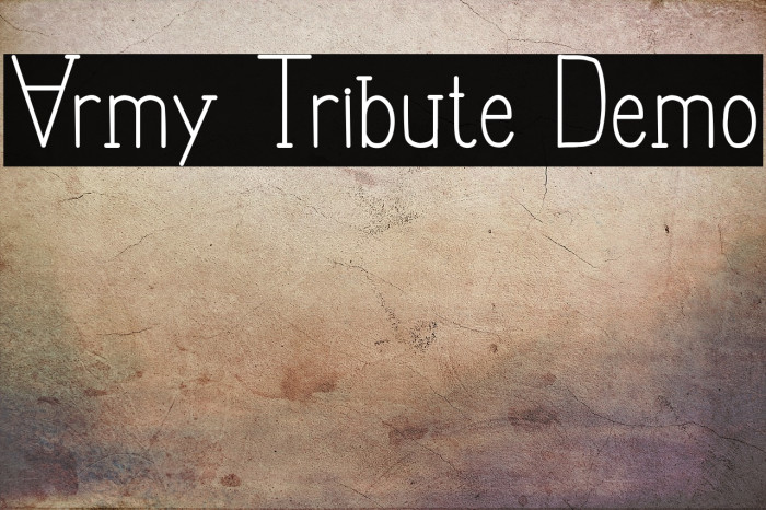 Army Tribute Demo Example 3