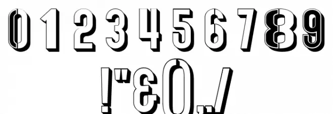 Army Watch Divided Regular Font OTHER CHARS