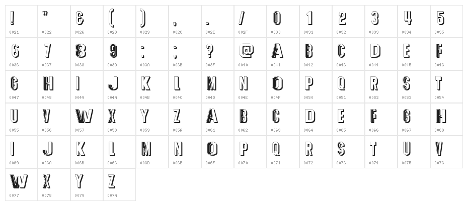 Army Watch Divided Regular Character Map