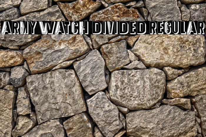 Army Watch Divided Regular Example 1