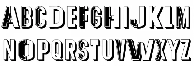 Army Watch Divided Regular Шрифта строчной