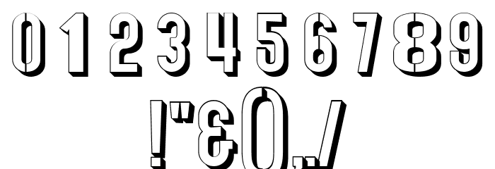 Army Watch Gleam Regular Font OTHER CHARS