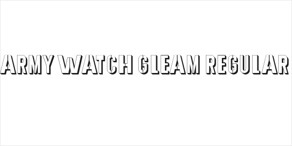 Army Watch Gleam Regular Logo