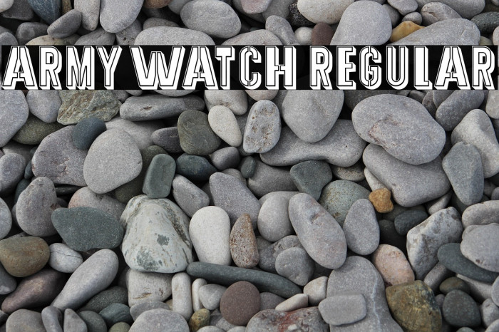 Army Watch Regular Example 1