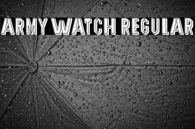 Army Watch Regular Example 2