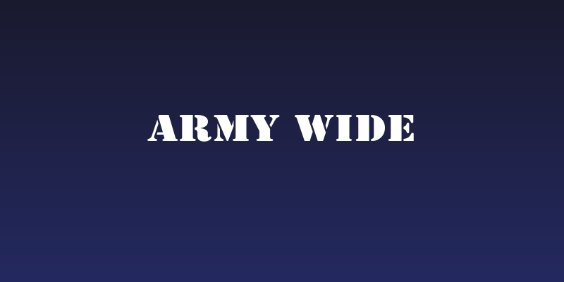Army Wide Social Header