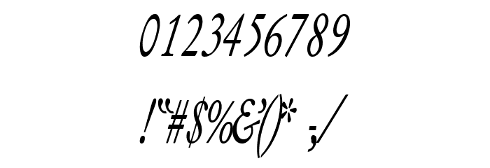 Army of Darkness Italic Font OTHER CHARS