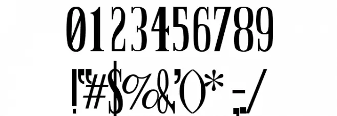 Army of Darkness Font OTHER CHARS