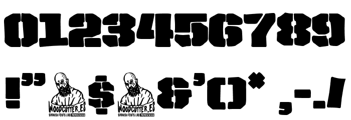 Army of the Ending Font OTHER CHARS