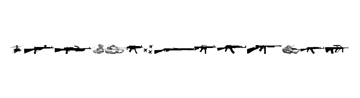 Army weapons tfb  नि: शुल्क फ़ॉन्ट्स डाउनलोड