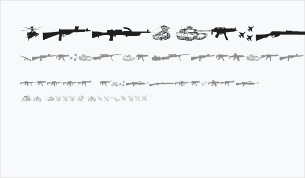 Army weapons tfb Business Card