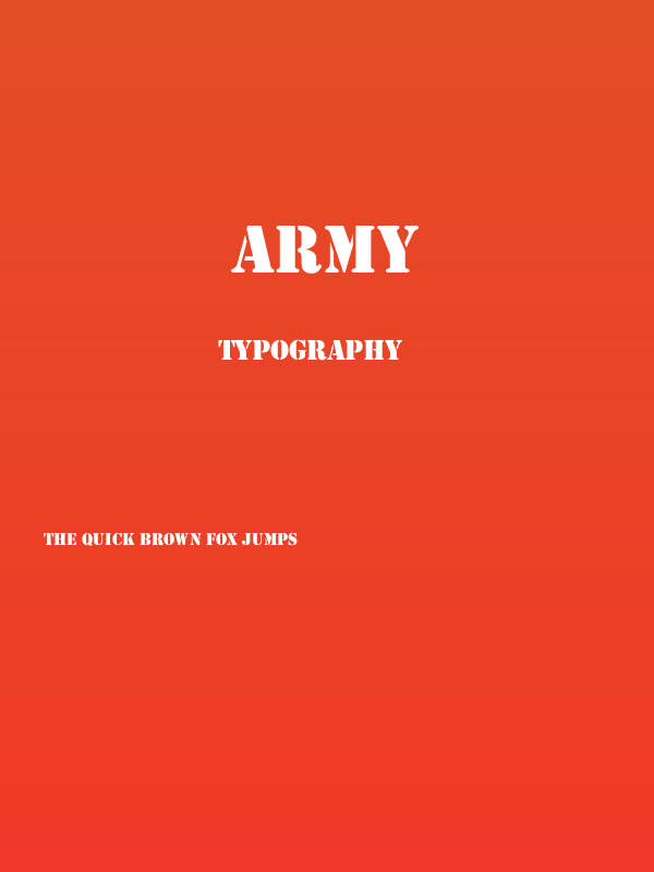 Army Poster