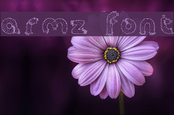 Armz Schriftart examples