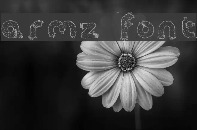 Armz Font examples