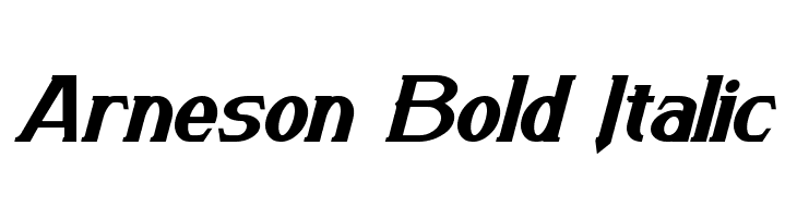 Arneson Bold Italic  नि: शुल्क फ़ॉन्ट्स डाउनलोड