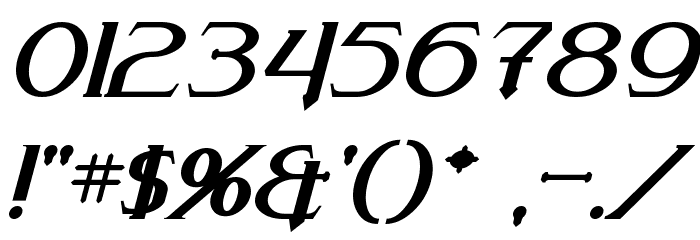 Arneson Italic Font OTHER CHARS