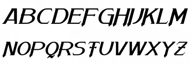 Arneson Italic Schriftart Groß