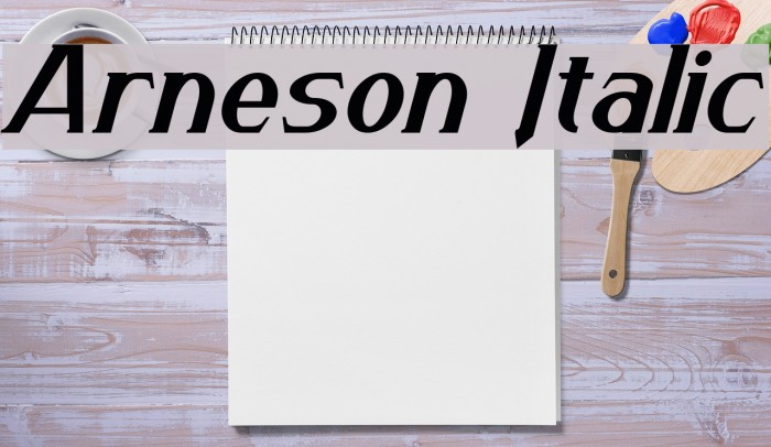 Arneson Italic Font examples