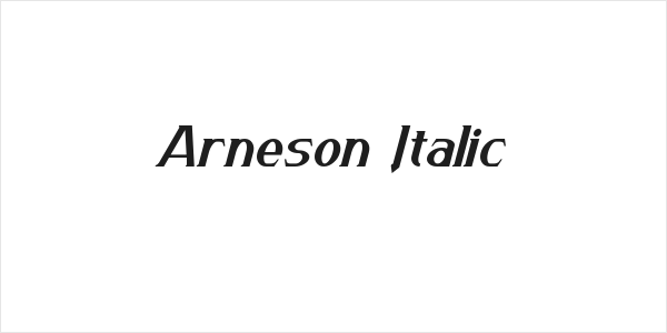 Arneson Italic Logo