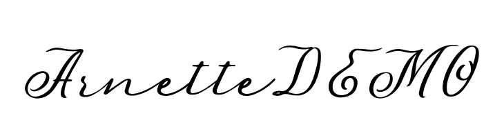 ArnetteDEMO  font caratteri gratis