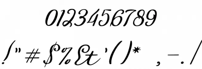 ArnetteDEMO Font OTHER CHARS