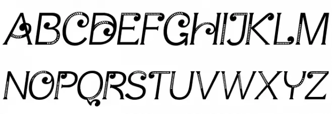 ArnoiaDisplay-Italic Font UPPERCASE