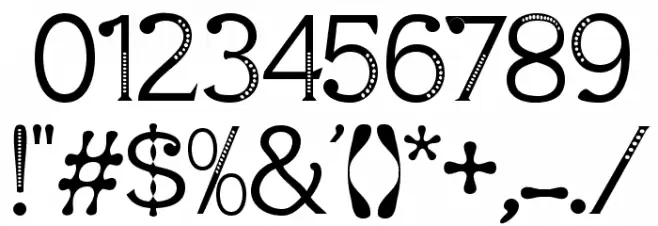 ArnoiaDisplay Font OTHER CHARS