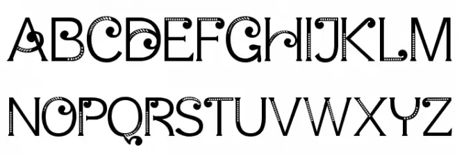ArnoiaDisplay フォント 大文字